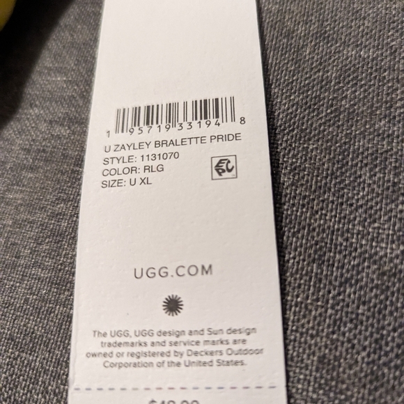 Ugg Pride Rainbow sports bra XL - Picture 3 of 3